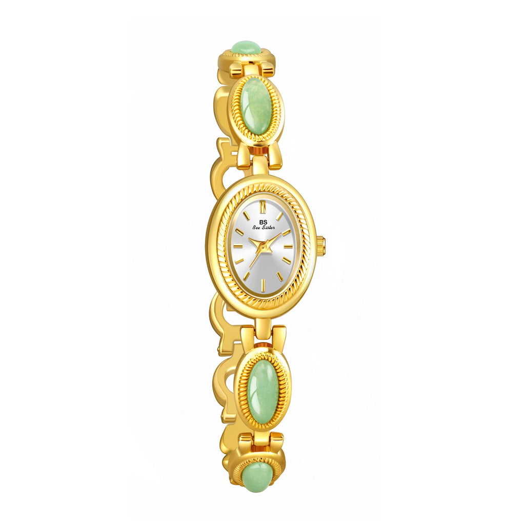 BS Natural Dongling stone and Hetian Jade high-end chain watch