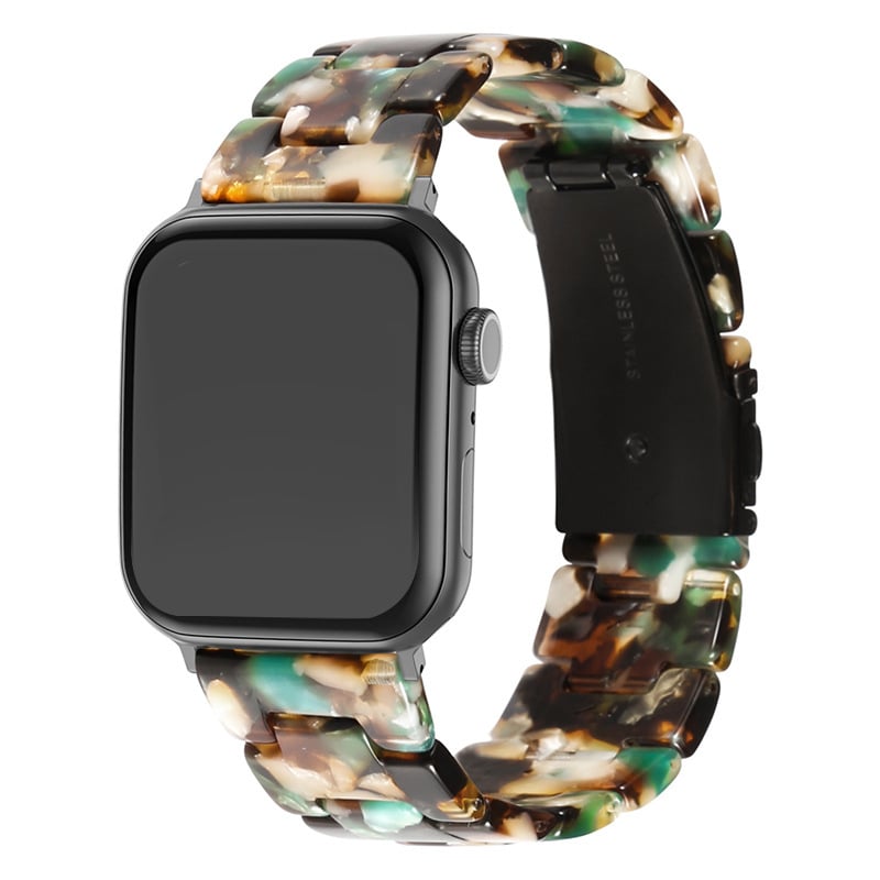 Ceramic resin watch strap