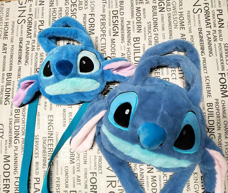 Cartoon Cute Bag Girl Plush Handheld Shoulder Bag