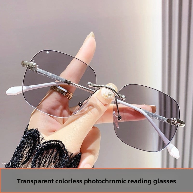 Photosensitive color-changing framed glasses