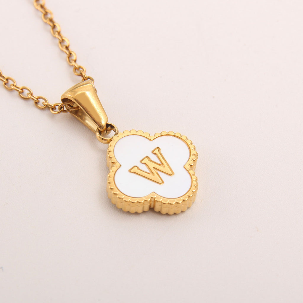 Gold-Plated Letter Necklace