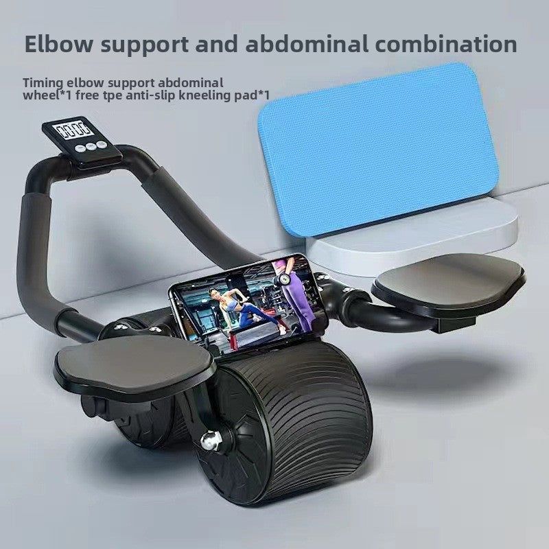 Automatic rebound multi-functional abdominal roller
