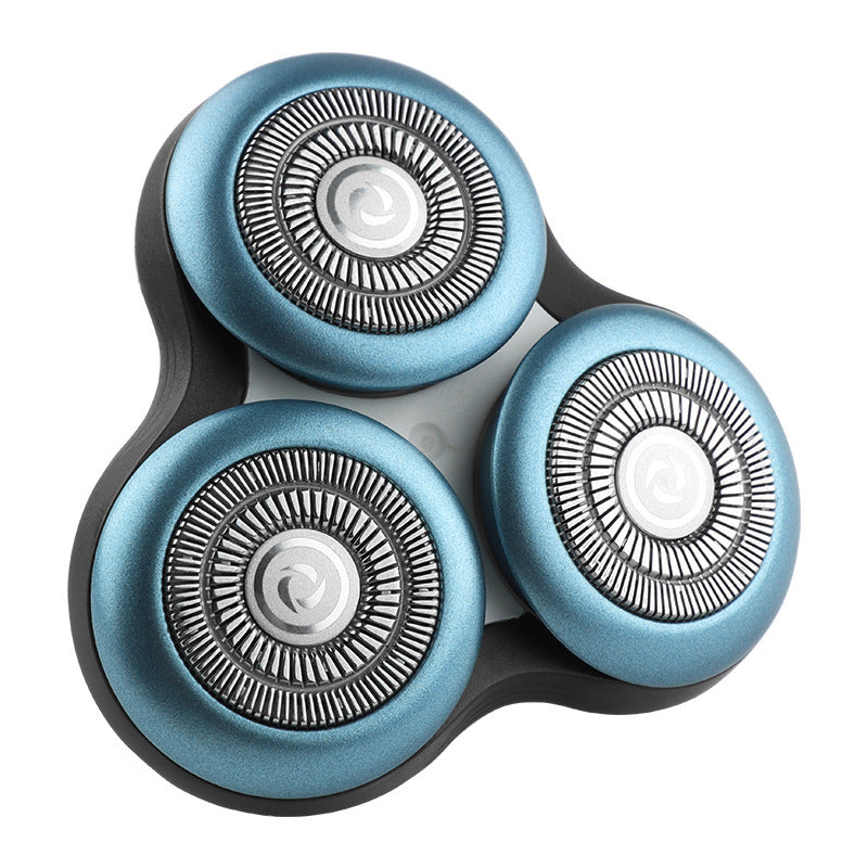 Cross-border electric shaver rotary washing shaving multi-head accessories floating IPX-grade bald razor