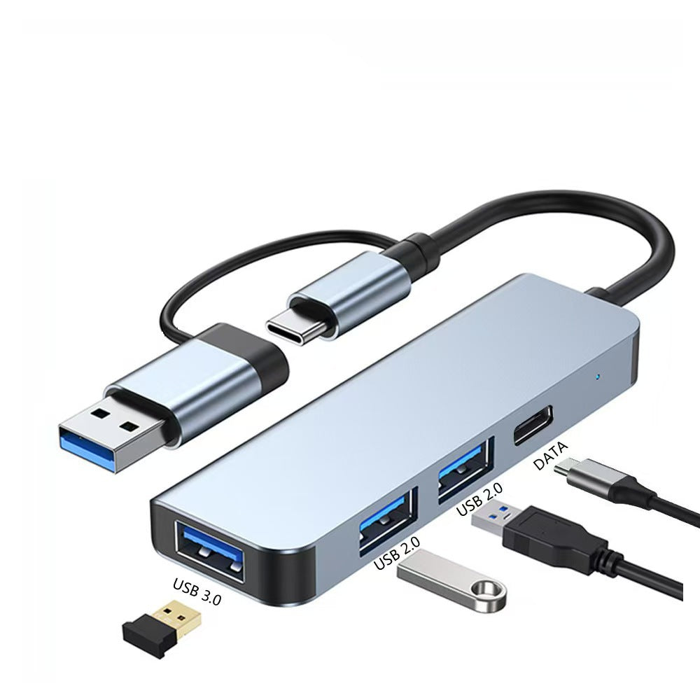 Dual-Head USB 3.0 Hub with Multiple Ports