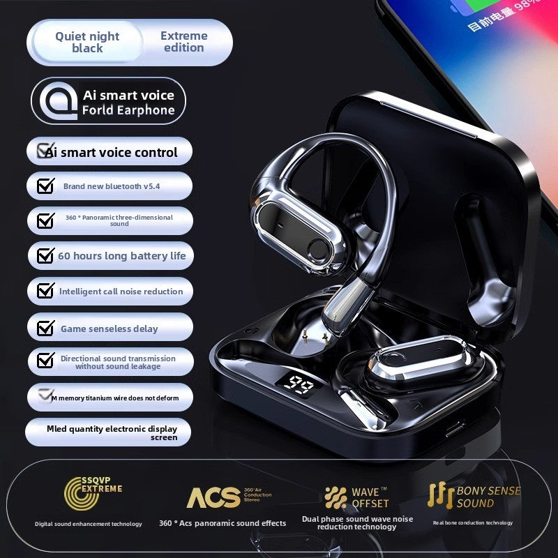 Ear-Hanging Air Bone Conduction Wireless Not Ear Sports