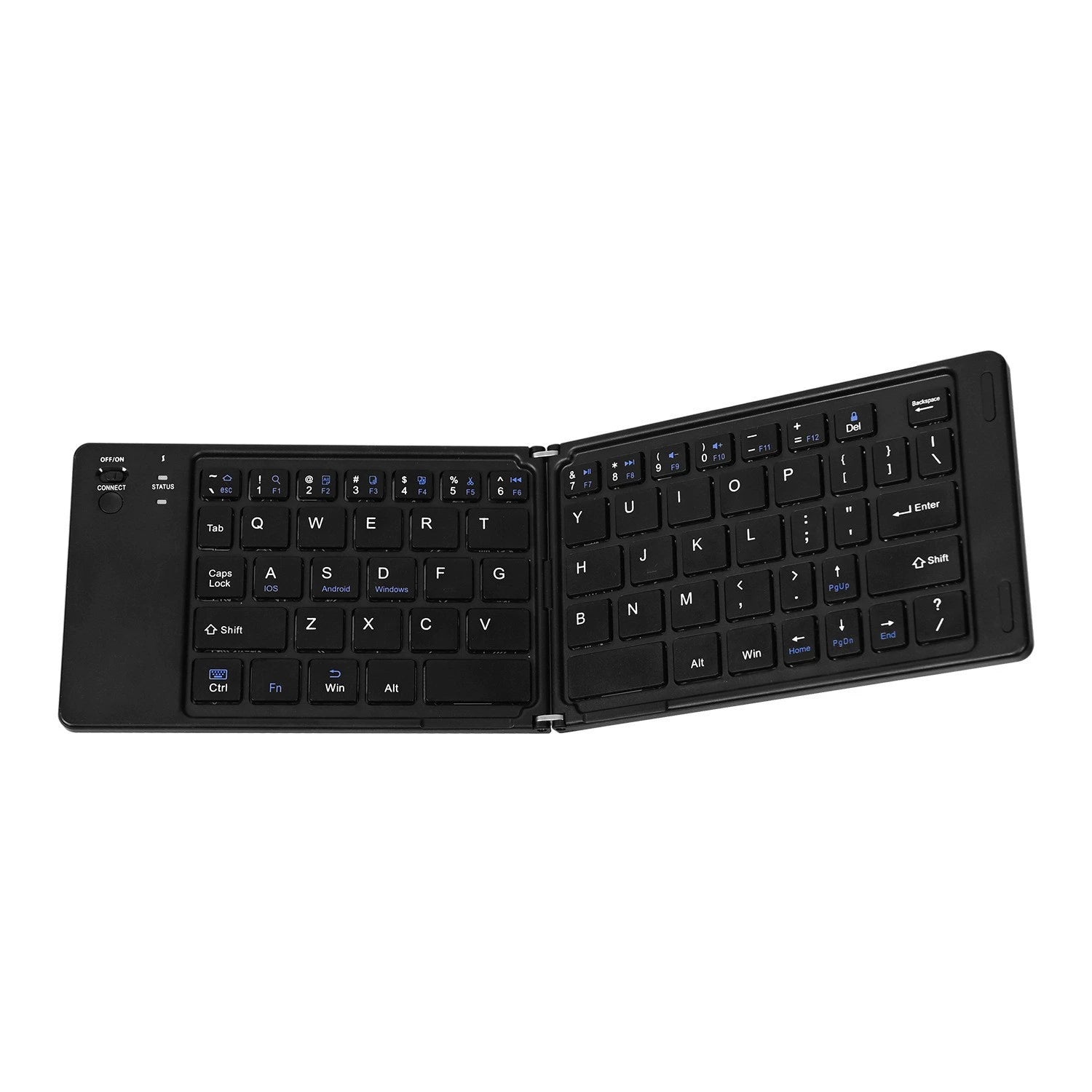 Foldable silent Bluetooth wireless keyboard