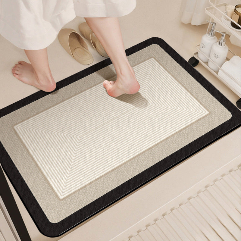 Simple Luxurious Diatom Mud Bathroom Mat.