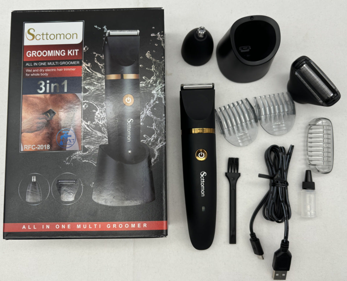 A multi-functional hair clipper for men's household use