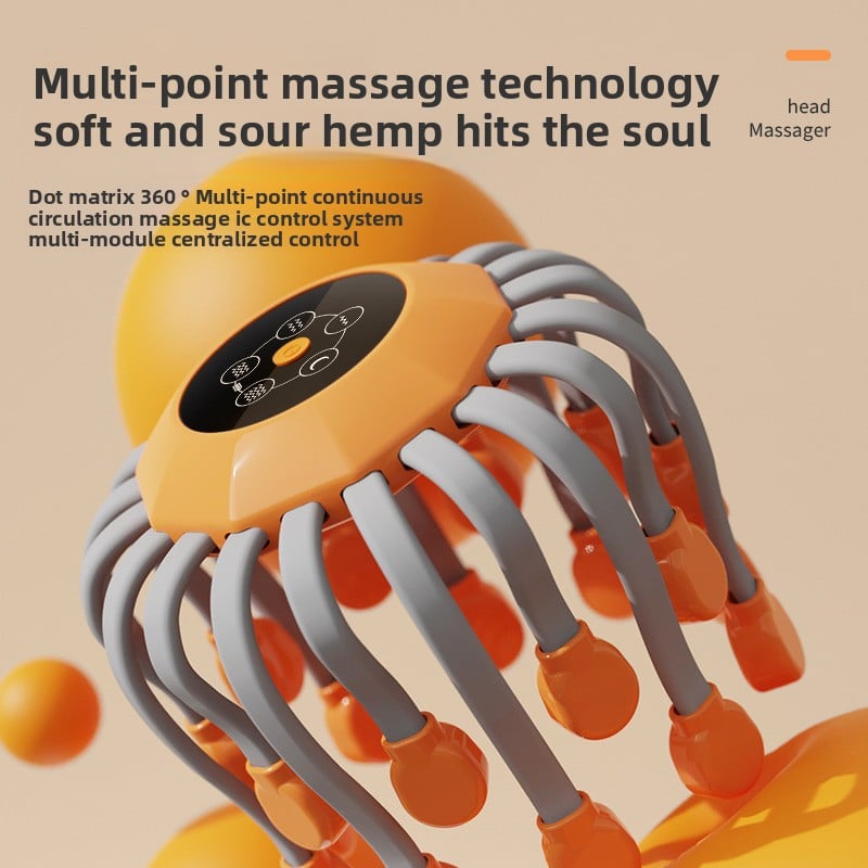 Electric head massager, massage device
