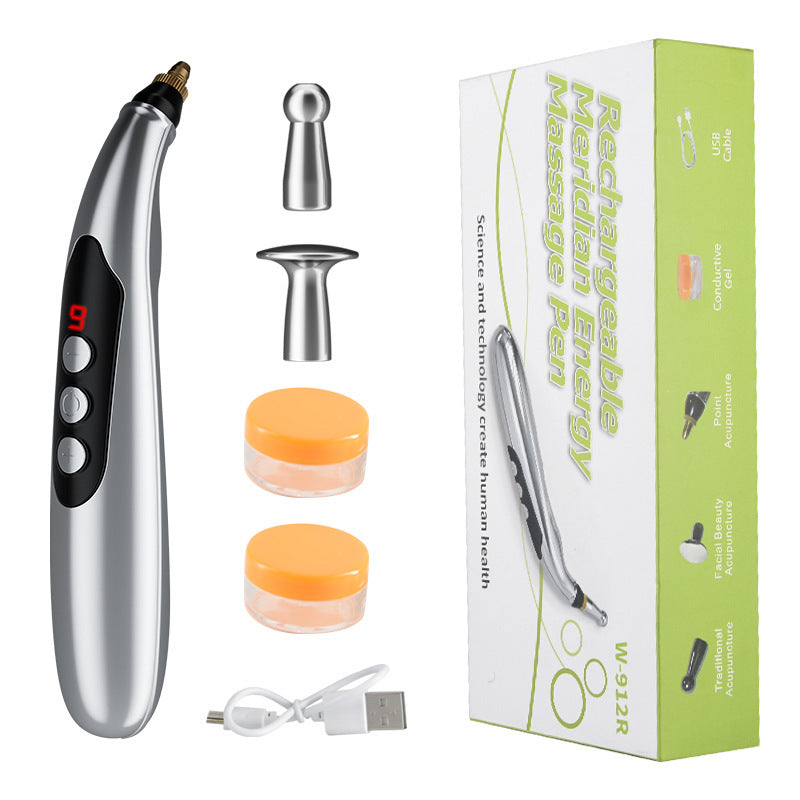 5-head Rechargeable Meridian Massage Pen