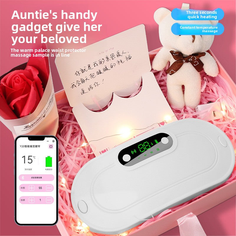 Massage warm uterus with vibration hot compress Abdominal massage device