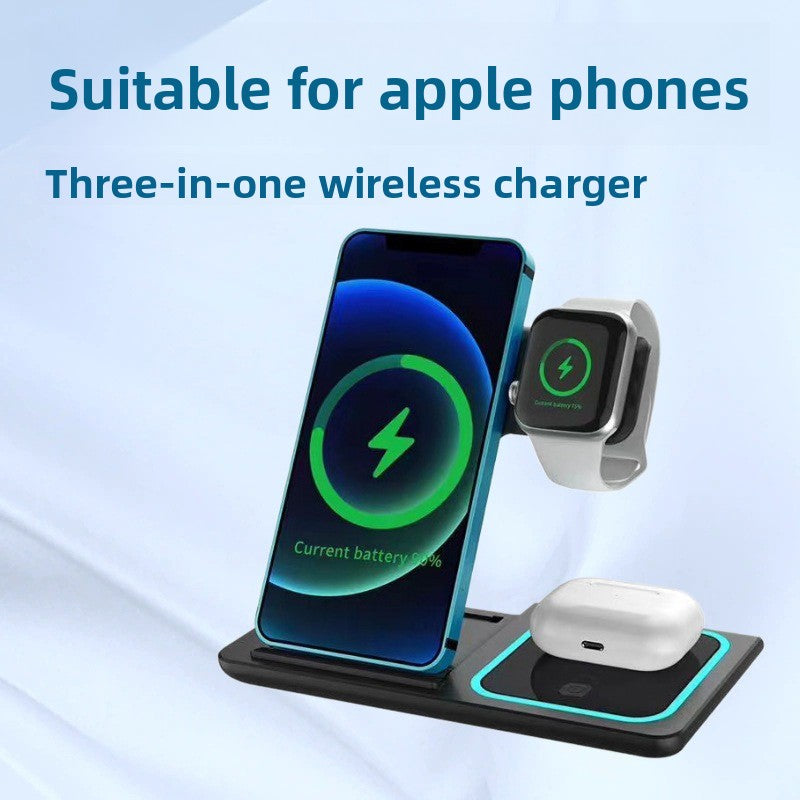 Foldable Triple Coil Wireless Charger