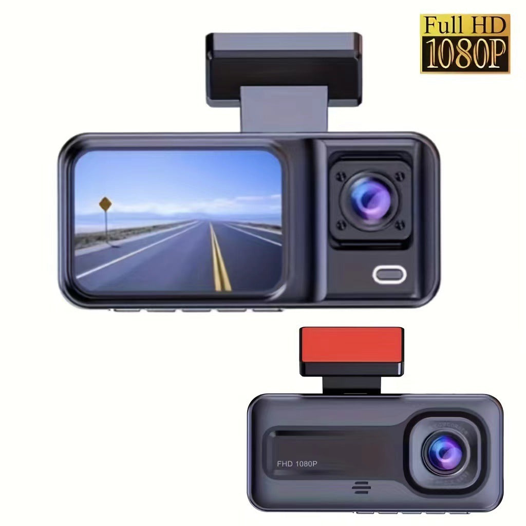 1080P HD Dual Lens Car DVR Camera with GPS