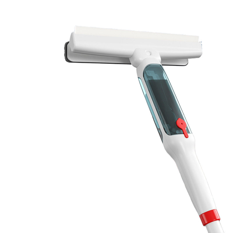 Adjustable Window Cleaning Tool with Scrubbing Cloths for High-rise Glass