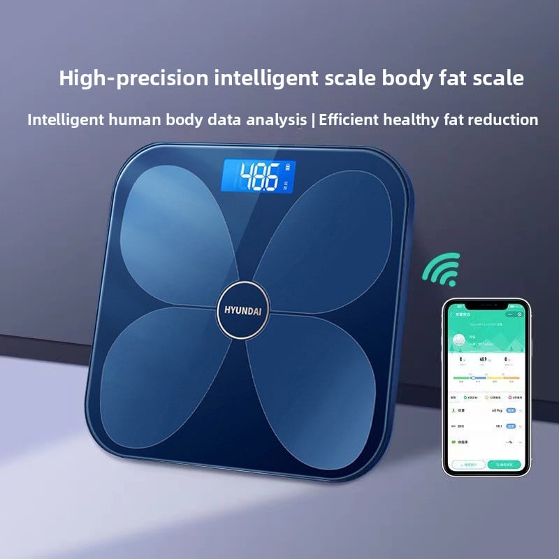 Bluetooth smart body weight and body fat scale