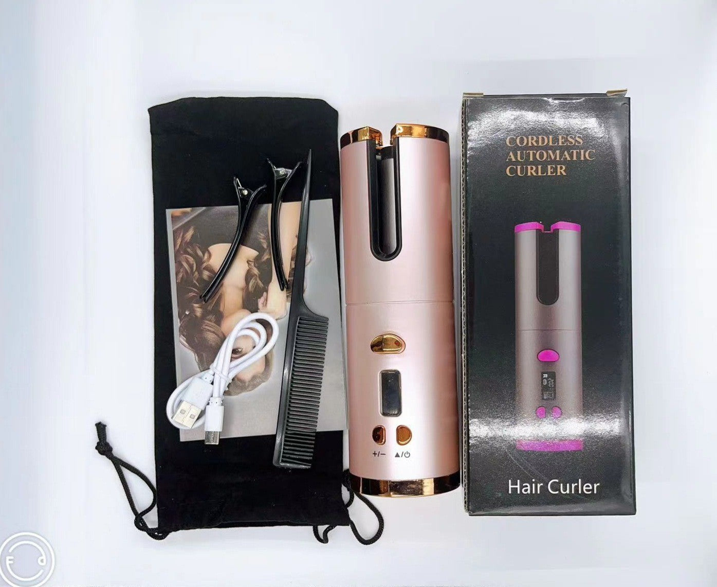 USB automatic curling iron