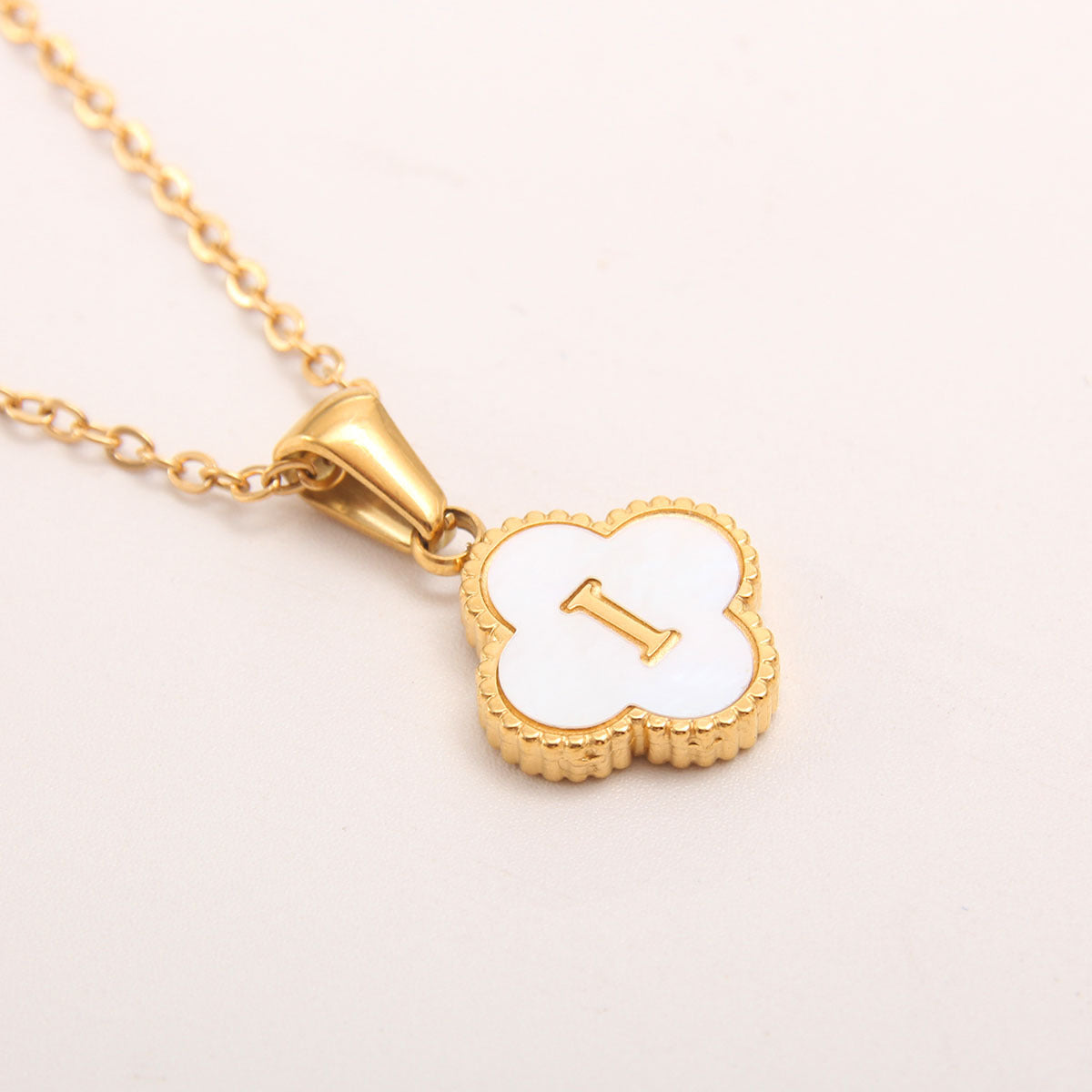 Gold-Plated Letter Necklace