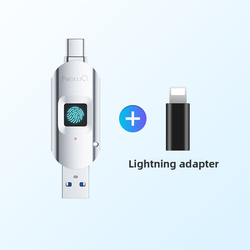 Dual Interface Fingerprint Encryption USB Drive