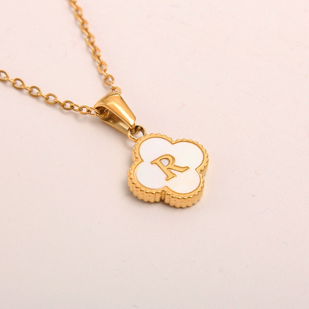 Gold-Plated Letter Necklace