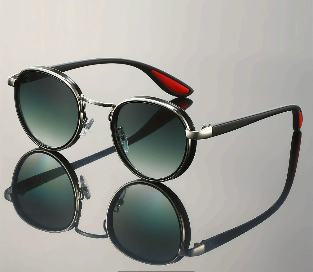 Steampunk Style Metal Frame Sunglasses