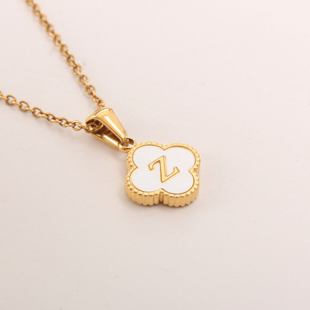 Gold-Plated Letter Necklace