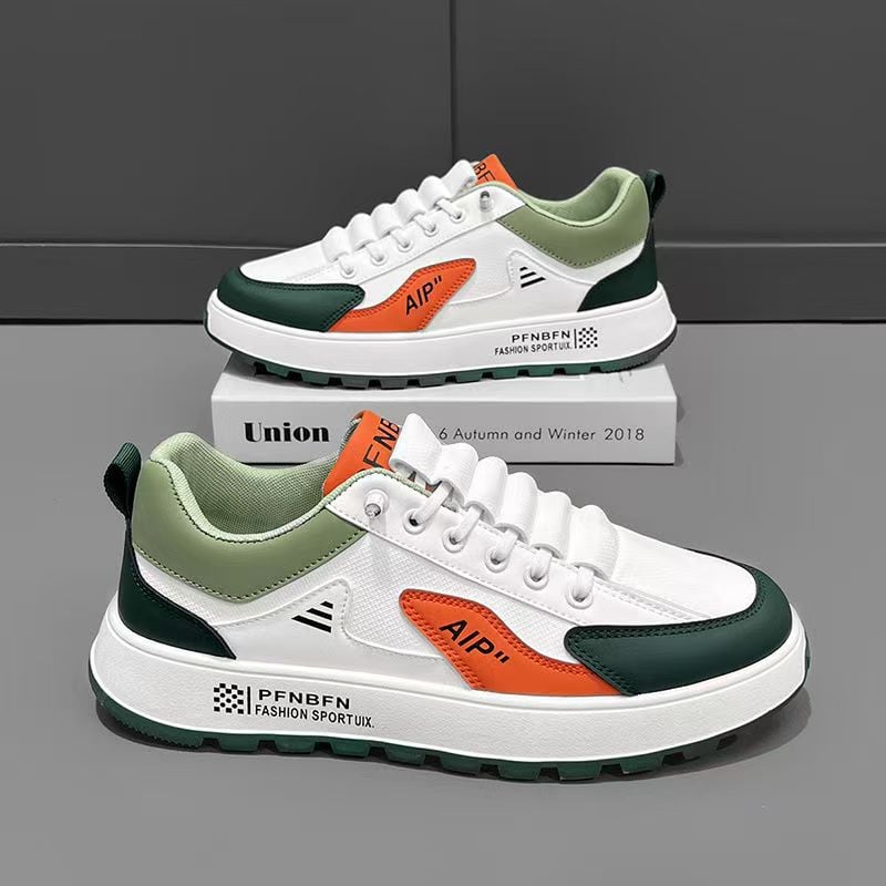 Leather men's casual durable slip-on shoes