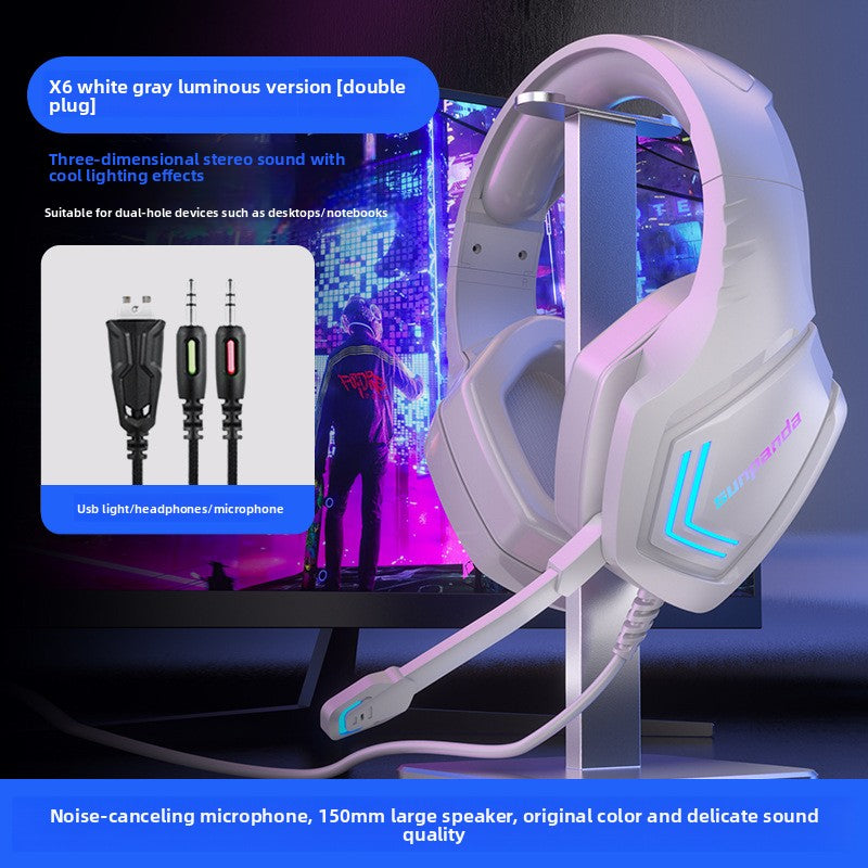 P3 Wireless Bluetooth Gaming Headset with LED Light