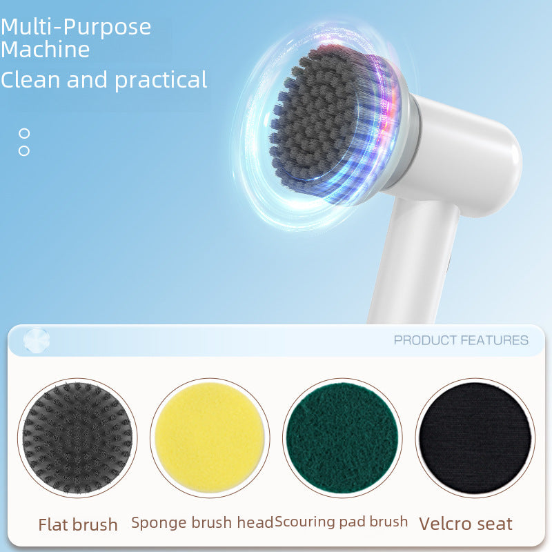 Kitchen and bathroom multi-function handheld electric brush