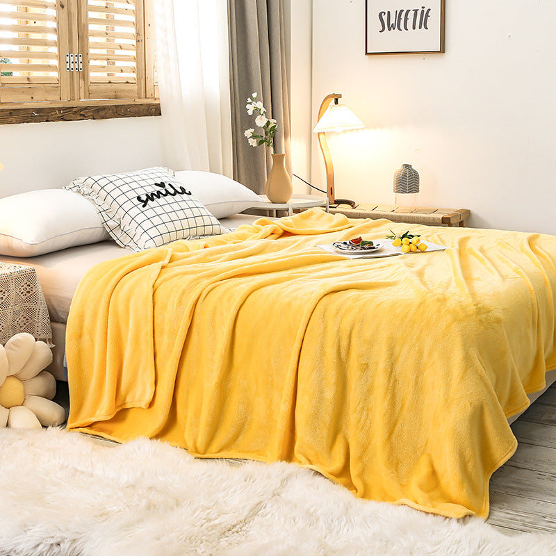 Coral Fleece Blanket Bed Sheet