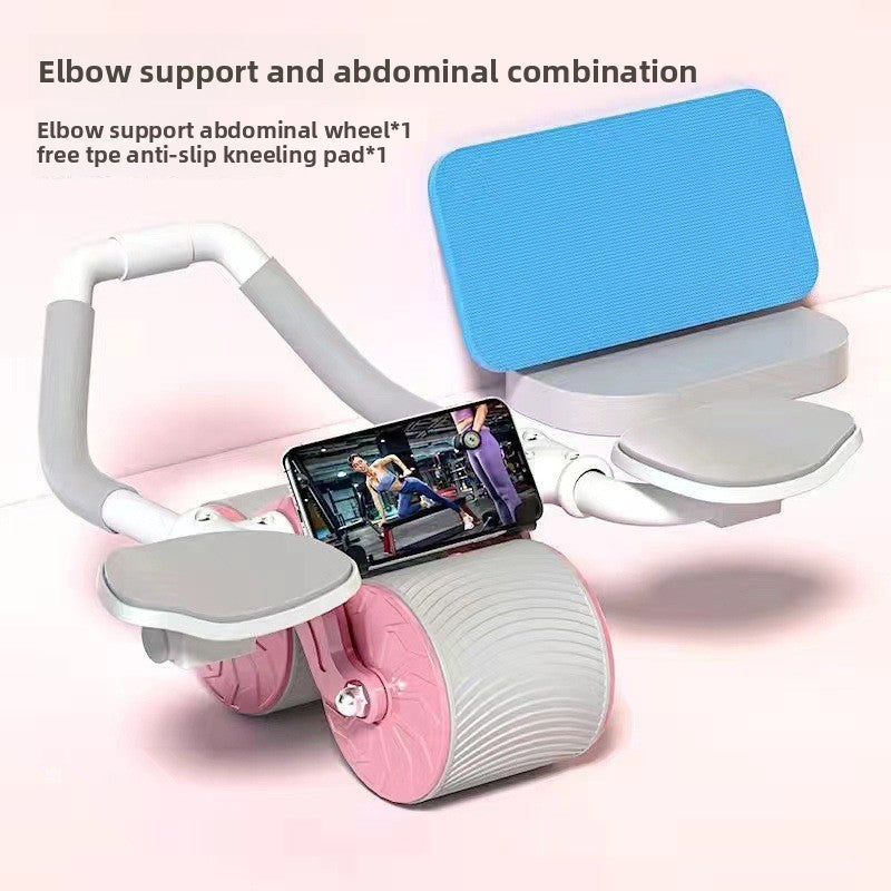 Automatic rebound multi-functional abdominal roller