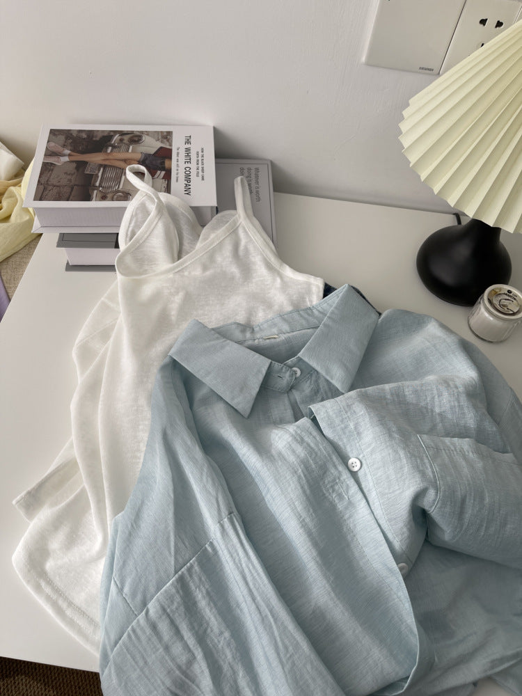 Ice silk sun-protective shirt