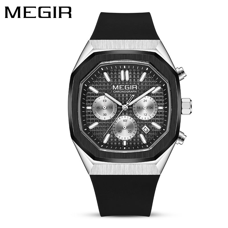 Men's Multifunctional Square Sports Watch