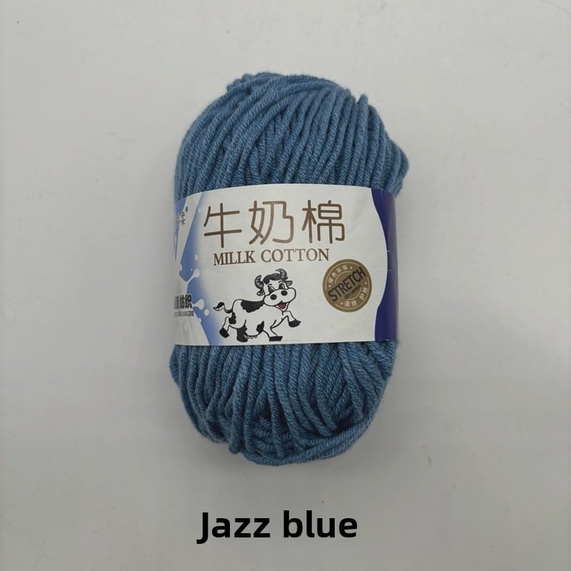Five-Strand Milk Cotton Yarn for Knitting and DIY Crafts