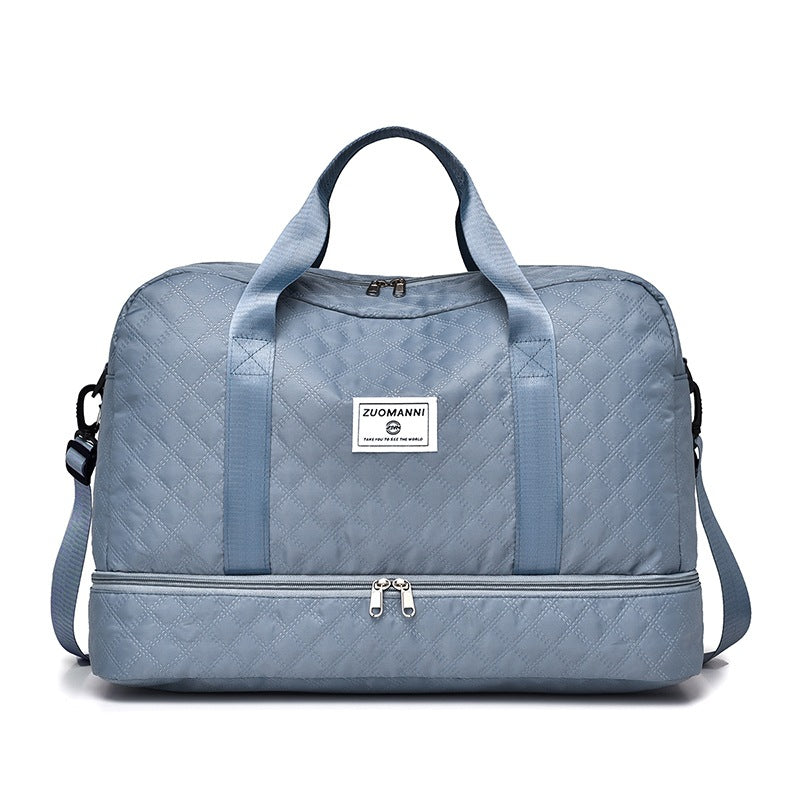 Checkered Sports Travel Bag