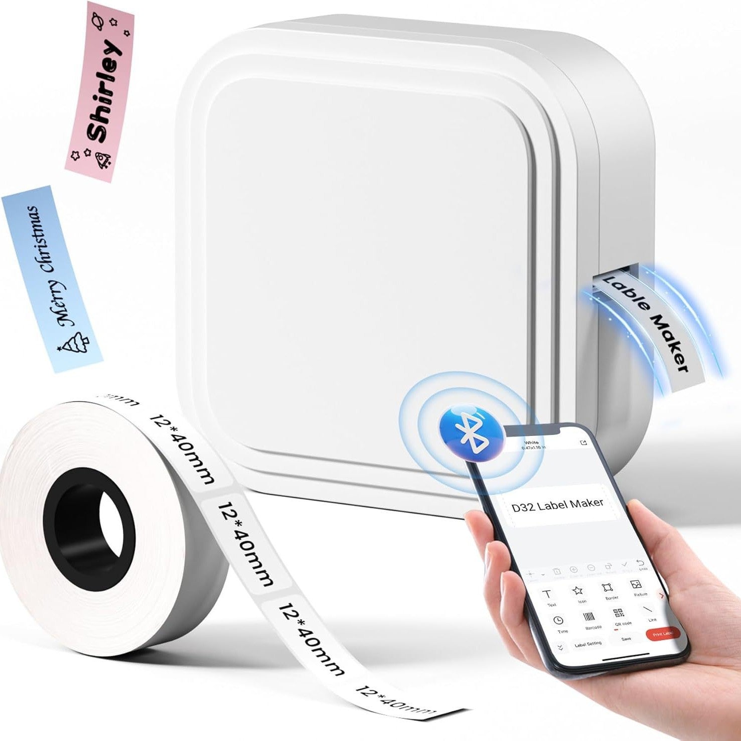 Label thermal inkless printer
