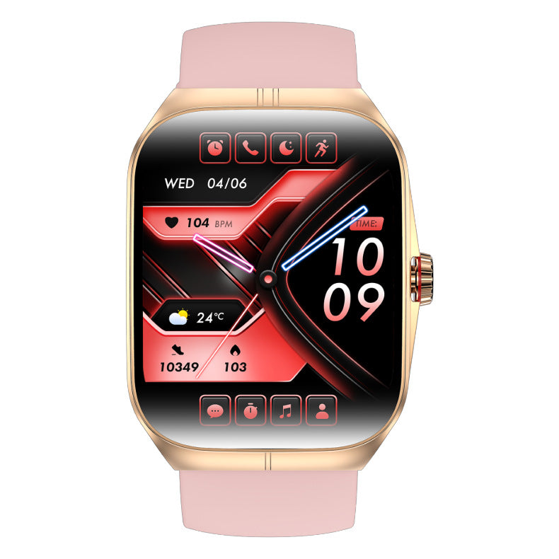 HK80 AMOLED Smart Watch with Bluetooth Call NFC Payment Health Monitoring