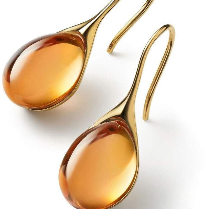Cat's Eye Stone Earrings