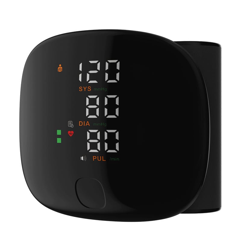 in stock Wrist Voice Blood Pressure Meter Home Electronic Blood Pressure Meter Chinese and English Voice Smart Wrist Blood Pressure Meter