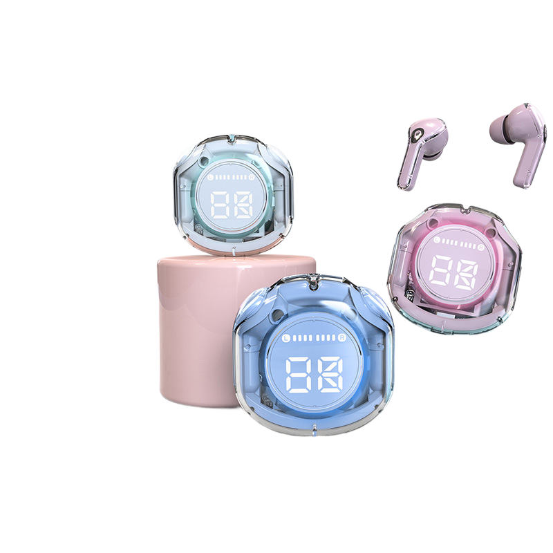 Transparent Bluetooth headphones
