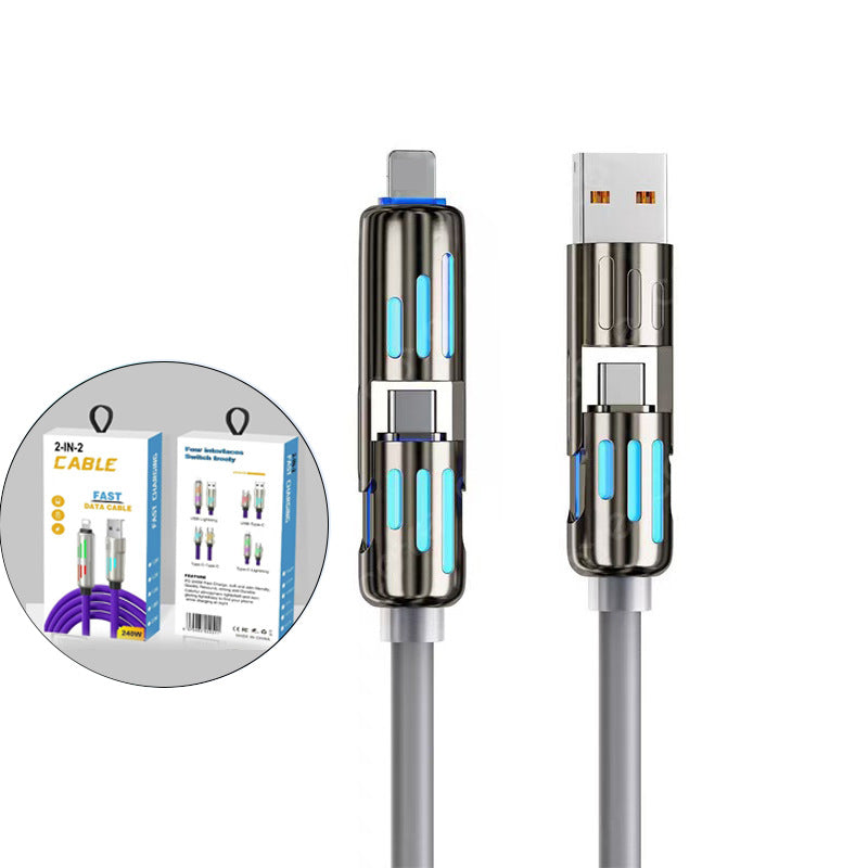 4-in-1 usb mobile phone data cable