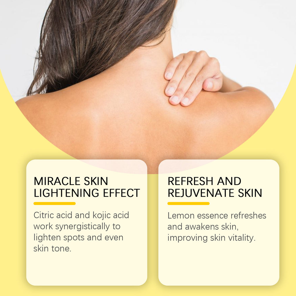 Lemon turmeric kojic acid soap