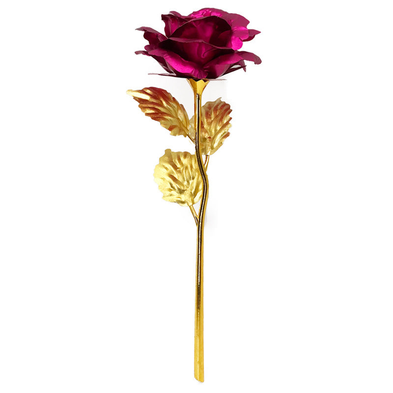gold foil rose