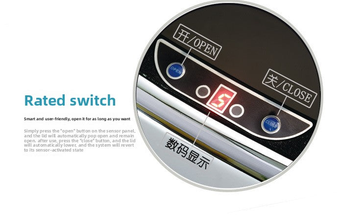 Large Capacity Infrared Sensor Trash Can