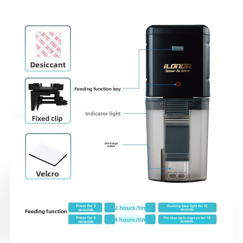 Intelligent Timing Automatic Aquarium Fish Feeder