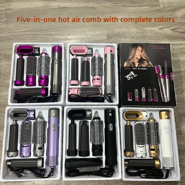 Five-in-one curling iron can be used for both curling and straightening