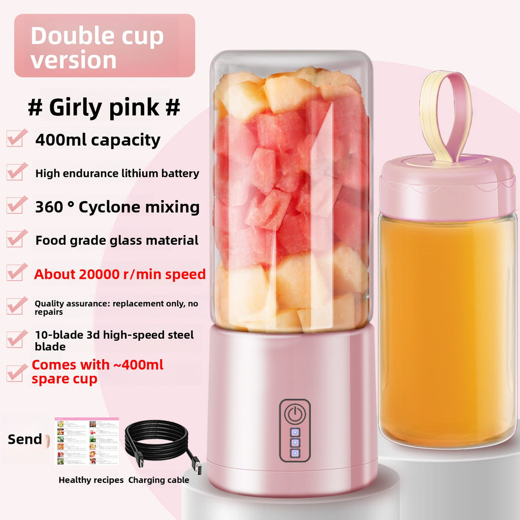 Mini Portable USB Rechargeable Electric Juicer Blender Cup