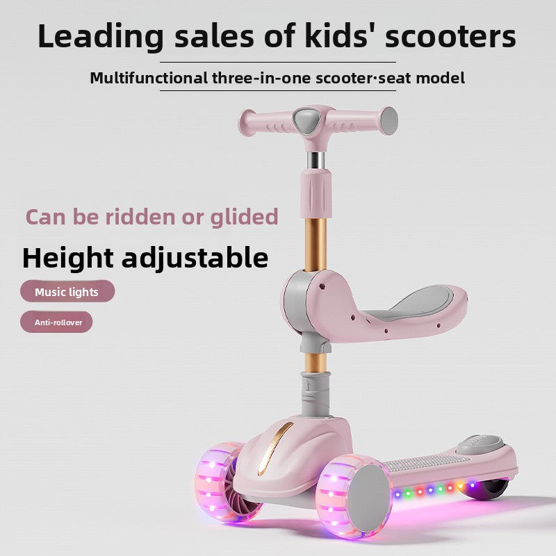 Children's three-in-one scooter
