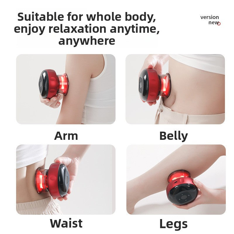 Electric Cupping Massager with Adjustable Pressure and Essential Oil