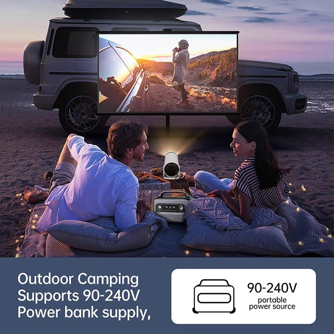 Smart camping small mobile phone projector