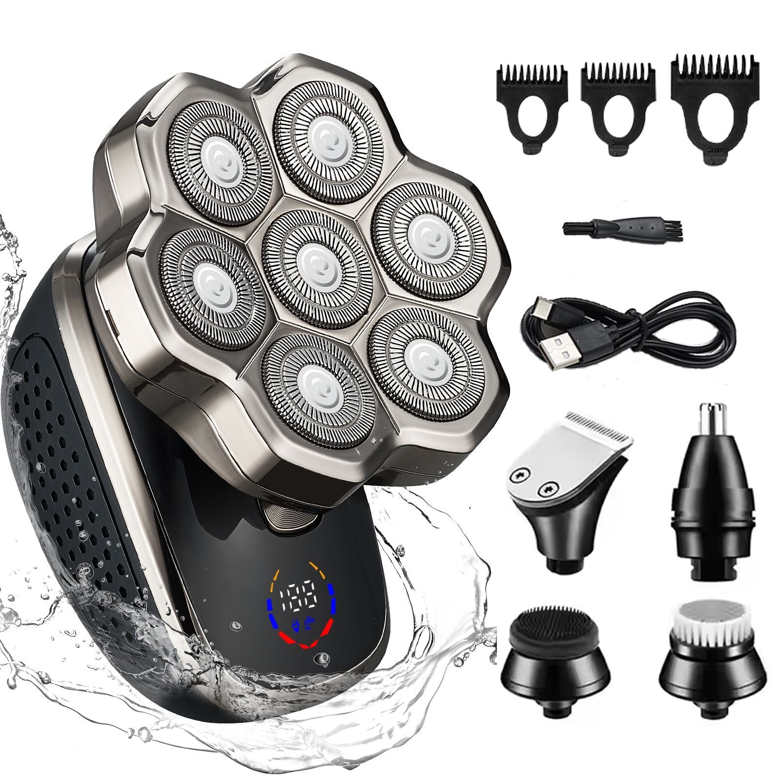 Digital electric shaver
